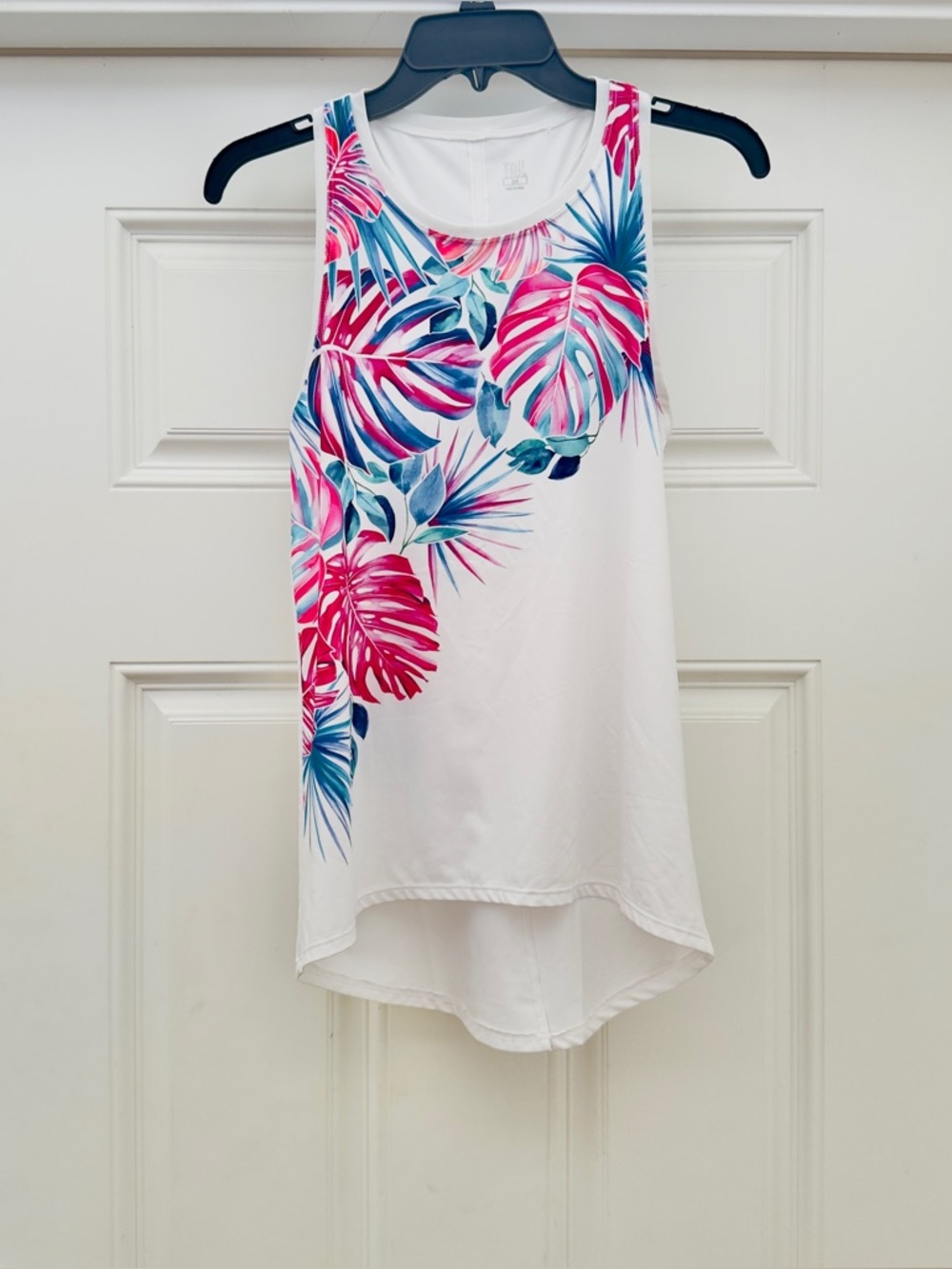 Tail Floral Tropical Print Athletic Tennis Tank Top Size M